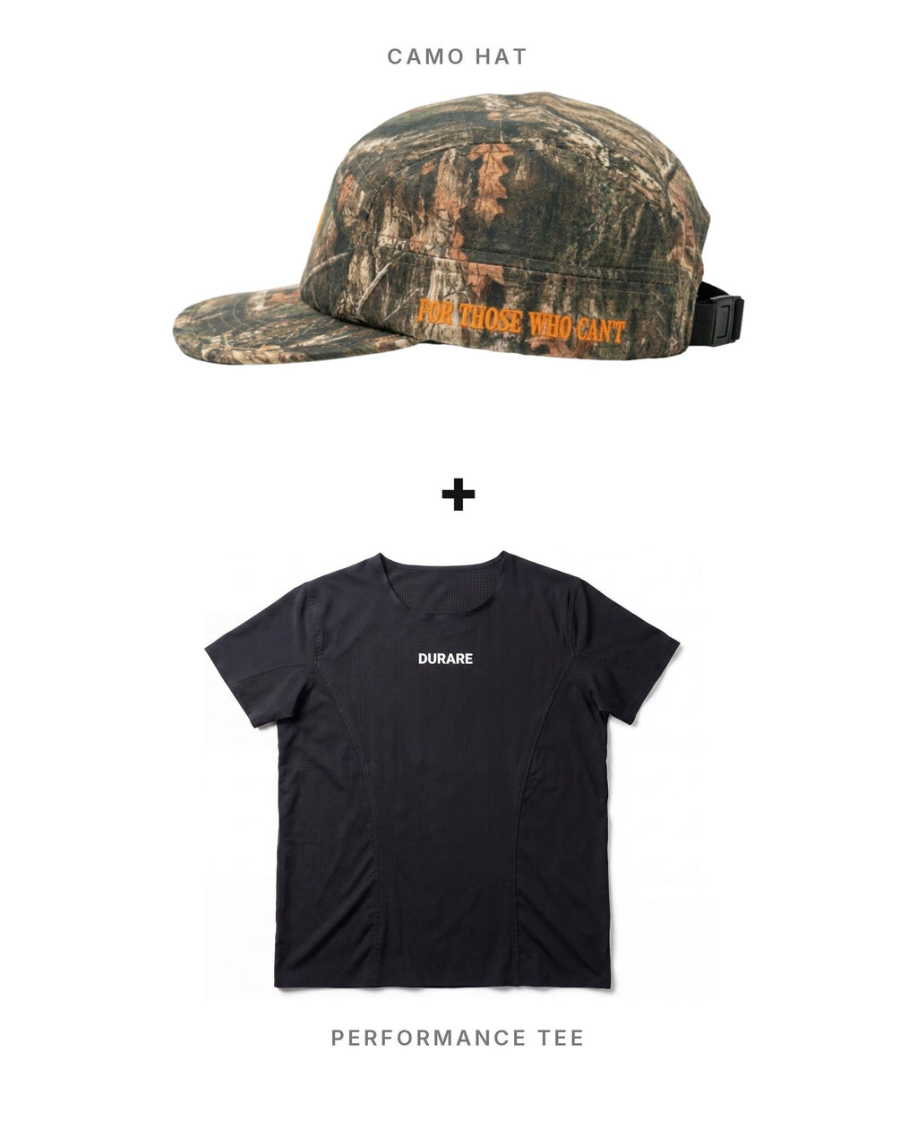 Tee Kit: Camo Hat + Performance Tee